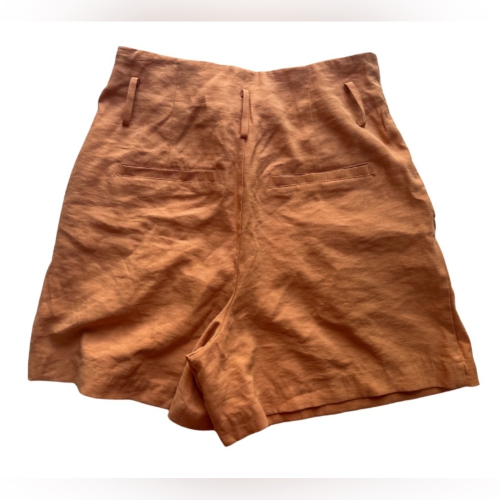 a new day Women's High Waist Orange Shorts - Picture 2 of 5